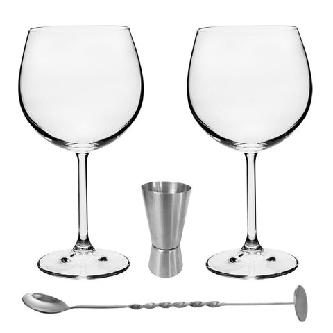 Kit para Gin Bohemia Authentic Collection com 2 Taças - 4 Peças