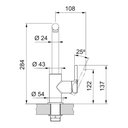 Ver imagem 5 de Torneira Gourmet com Misturador Monocomando Inox em L Franke