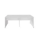 Ver imagem 2 de Conjunto Estação de Trabalho 4 Lugares 240x120cm Branco Yescasa