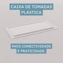 Ver mais imagens de Conjunto Estação de Trabalho 4 Lugares 240x120cm Branco Yescasa