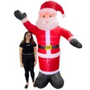 Ver mais imagens de Papai Noel de Natal Gigante Inflavel 2,40 Metros Natalino Decorativo Ab.midia Jba-noel-beng