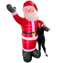 Ver imagem 3 de Papai Noel de Natal Gigante Inflavel 2,40 Metros Natalino Decorativo Ab.midia Jba-noel-beng