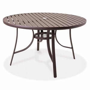 Mesa Redonda Ripada Alumínio 120cm Porto Rico 