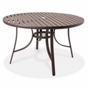 Ver imagem 1 de Mesa Redonda Ripada Alumínio 120cm Porto Rico