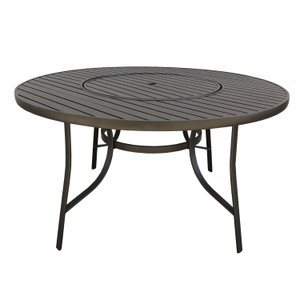 Mesa Redonda Alumínio 150cm com Giratória Central Porto Rico 