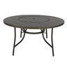 Mesa Redonda Alumínio 150cm com Giratória Central Porto Rico  - 1