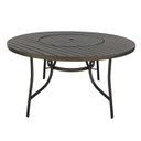 Ver imagem 1 de Mesa Redonda Alumínio 150cm com Giratória Central Porto Rico