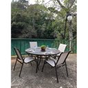 Ver imagem 2 de Mesa Redonda Alumínio 150cm com Giratória Central Porto Rico