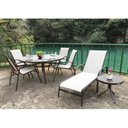 Ver imagem 2 de Mesa Redonda Ripada Alumínio 50cm Porto Rico 