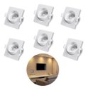 Ver imagem 1 de - 6 Spots Quadrado 7w Embutir Sanca Direcionavel Mr11 Dicroica