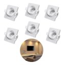 Ver imagem 1 de - 6 Spots Quadrado 7w Embutir Sanca Direcionavel Mr11 Dicroica