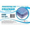 Ver imagem 4 de Protetor de Colchão Pvc Impermeável Casal Zíper Altura 35 Cm