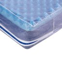 Ver imagem 2 de Protetor de Colchão Pvc Impermeável Casal Zíper Altura 35 Cm