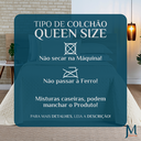 Ver imagem 7 de Cobreleito Queen Size Camesa Casa Blanca 200 Fios 100%algodao Toque Extra Macio Madri:palha