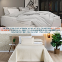 Ver imagem 4 de Cobreleito Queen Size Camesa Casa Blanca 200 Fios 100%algodao Toque Extra Macio Madri:palha