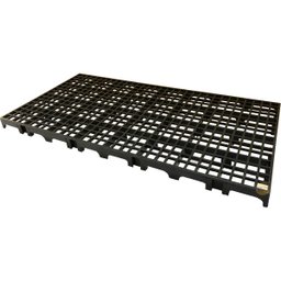 10 Palete Pallet Estrado Chao Plástico Preto 2,5 X 25 X 50 - 1