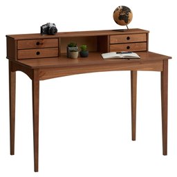 Mesa Escrivaninha Retro Madeira 4 Gavetas 1 Nicho Milano - 8