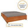 Cama Mônaco Casal Mdp com Pés Pvc Tcil - 4