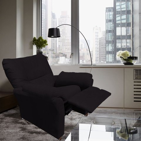 Poltrona Reclinavel Manu Preto - Beatriz Decor