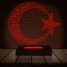 Luminária Led 3d Islamismo Isla - 16 Cores - 10