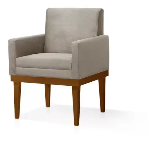 Ver imagem 7 de Sofá Living 3 e 2 Lugares Valência - 2,20/1,58mts + 02 Poltronas C/ Base Madeira de Reflorestamento 