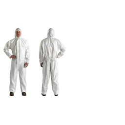Macacão Proteção Quimica (G) Prg Branco S557 Super Safety - 1