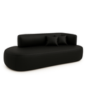 Ver imagem 4 de Sofá Orgânico Versátil Abby 160 Cm - Zahav Estofados:bouclê/courino Sintético Preto