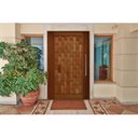 Ver imagem 1 de Kit Porta de Madeira Pivotante 210x120cm Batente 14cm Fechadura 803 Rolete Externa Hale Esquadrias