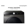 Lava e Seca Samsung 11kg Wd11t com Ecobubble Wd11t504dbx Wi-fi Motor Inverter Inox Look 220v Inox - 6