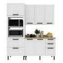 Ver imagem 4 de Armário de Cozinha Modulada Completa 4 Peças 100% Mdf Phoenix Móvel na Caixa