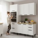 Ver imagem 3 de Armário de Cozinha Modulada Completa 4 Peças 100% Mdf Phoenix Móvel na Caixa