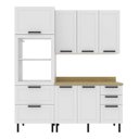 Ver imagem 6 de Armário de Cozinha Modulada Completa 4 Peças 100% Mdf Phoenix Móvel na Caixa