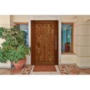 Ver imagem 1 de Kit Porta de Madeira Pivotante 210x120cm Batente 14cm Fechadura 803 Rolete Externa Hale Esquadrias