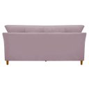 Ver imagem 4 de Sofá Isis 3 Lugares Pés de Madeira Encosto com Fibra Veludo - Estopar