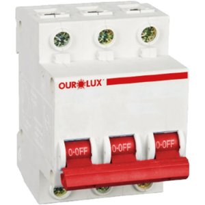 Disjuntor Tripolar Curva C - Ourolux