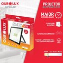Ver imagem 4 de Projetor Led Slim 50w Preto 3000k - Ourolux Refletor Led Slim 3000k 50w Preto Bivolt