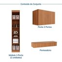 Ver imagem 5 de Guarda Roupa Planejado 4 Portas 1 Gaveta 4 Peças Hera CabeCasa MadeiraOriginals Louro