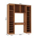 Ver imagem 3 de Guarda Roupa Planejado 4 Portas 1 Gaveta 4 Peças Hera CabeCasa MadeiraOriginals Louro