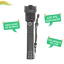 Ver imagem 2 de Lanterna Manual Recarregável Led P90 - Zoom Ajustável, Bateria Durável, Potência para Camping