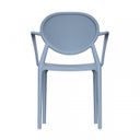 Ver imagem 4 de Conjunto 4 Cadeiras com Braço Slick Azul/Lazuli