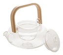 Ver imagem 4 de Chaleira Vidro Borossilicato c/ Alça Bambu 600 ml - Mimo Style 8093