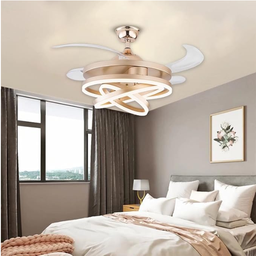 Ventilador Lustre Retrátil Led Controle Remoto - 3
