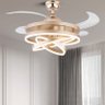 Ventilador Lustre Retrátil Led Controle Remoto - 1