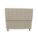 Ver imagem 2 de Kit Cabeceira e Recamier Baú para Cama Box Casal Queen:bege