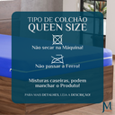 Ver imagem 5 de Capa de Colchão Casal Queen Size em Malha com Zíper Estilo e Praticidade:azul
