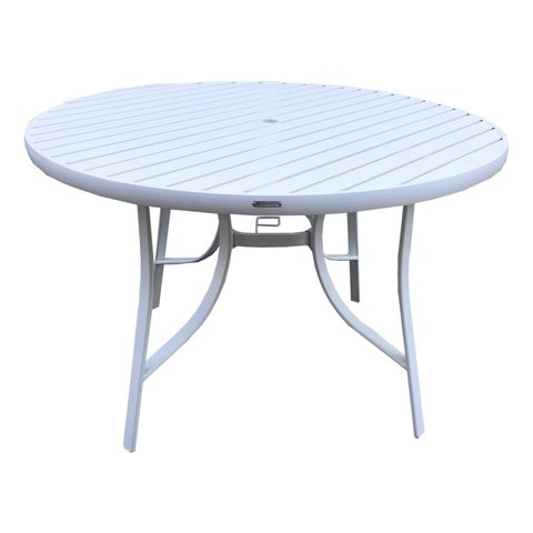 Mesa Redonda Ripada Alumínio 120cm Porto Rico 