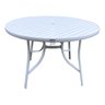 Mesa Redonda Ripada Alumínio 120cm Porto Rico  - 1