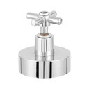 Ver imagem 3 de Acabamento para Registro Chuveiro Banheiro 50mm 1.1/4" 1.1/2" Cruzeta Cromado Abs Padrão Deca C31