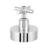 Acabamento para Registro Chuveiro Banheiro 50mm 1.1/4" 1.1/2" Cruzeta Cromado Abs Padrão Deca C31 - 3
