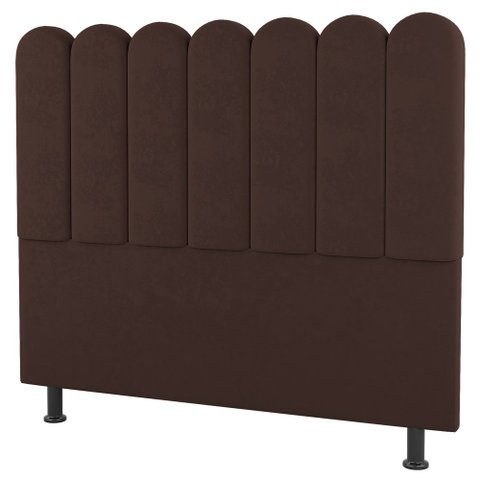 Cabeceira Cama Box Casal Queen Size Lana 160cm Linho Marrom - Desk Design